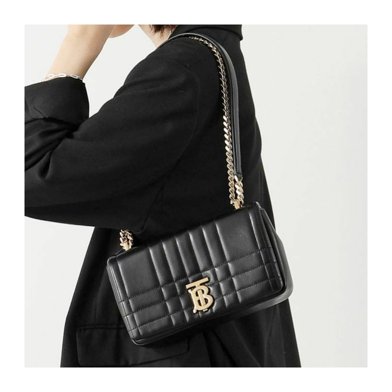 BURBERRY 絎縫羊皮小號拉桿箱 8059509-5