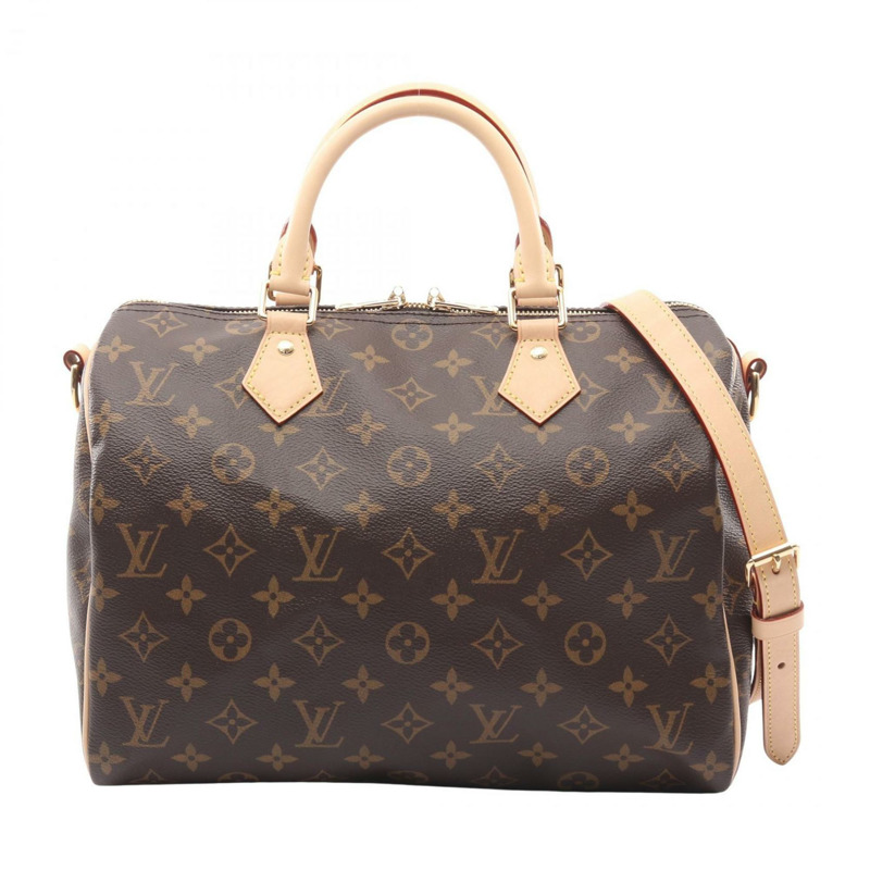 路易威登 Speedy Bandouliere 30 手提包，塗層帆布和皮革，Monogram 圖案，女士，棕色，M46980-0