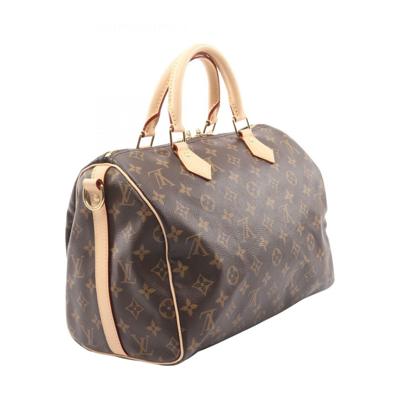 路易威登 Speedy Bandouliere 30 手提包，塗層帆布和皮革，Monogram 圖案，女士，棕色，M46980-1