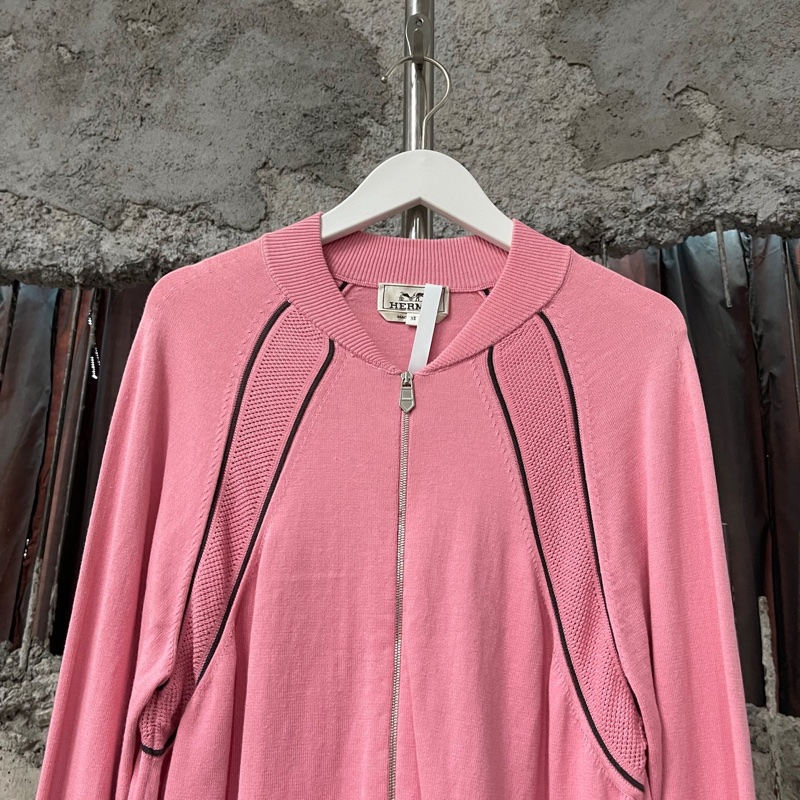 Hermes愛馬仕羊毛拉鍊外套 碼數：xs 99新擱置-2