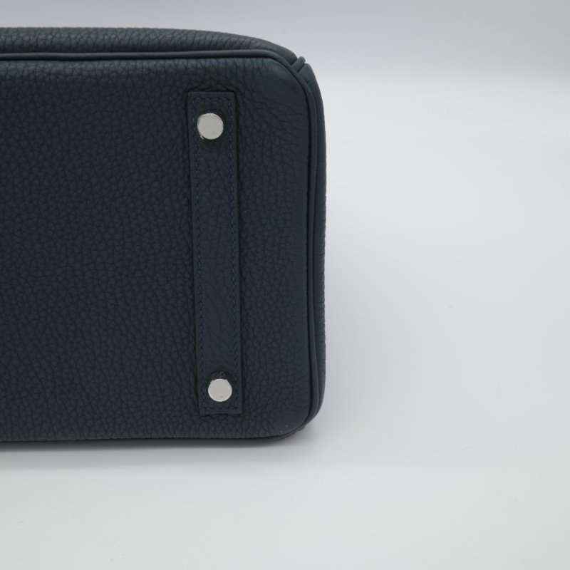 聖誕好禮 🈶️購證【CP 精選🌟小編推薦】Hermès 愛馬仕 Birkin 30 BK30 盧梭綠 黑綠色 Togo 牛皮 D刻 2019 銀扣 柏金包-11