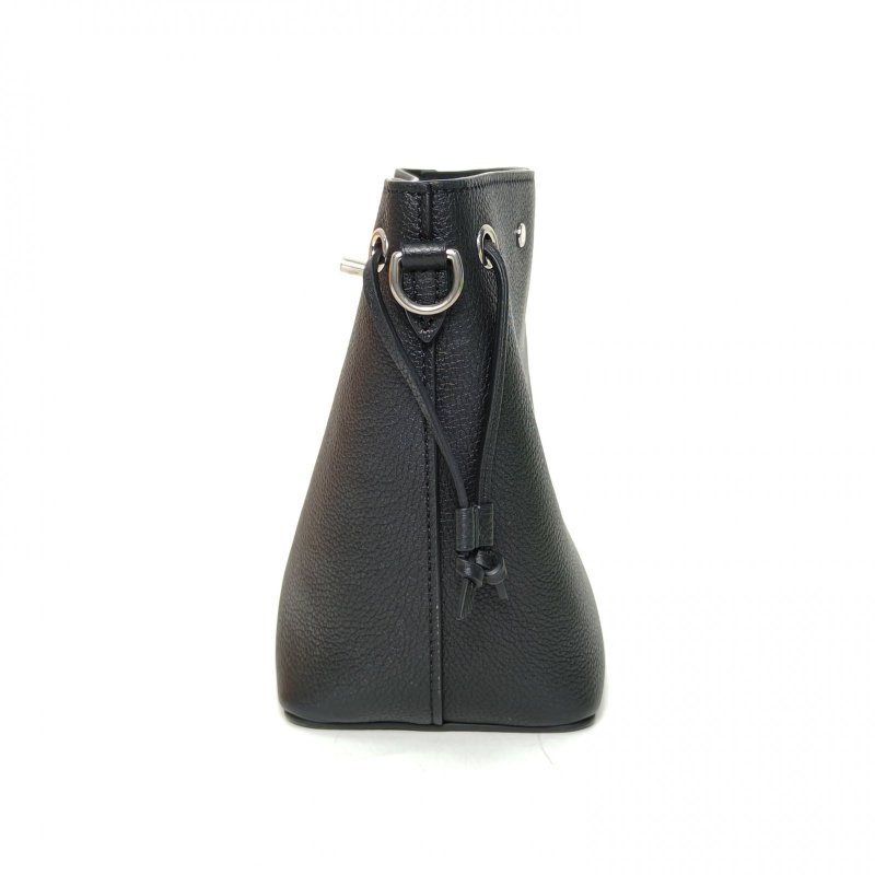 LOUIS VUITTON LockmeBucket水桶包Nano16黑色牛皮銀扣2021肩背包-3