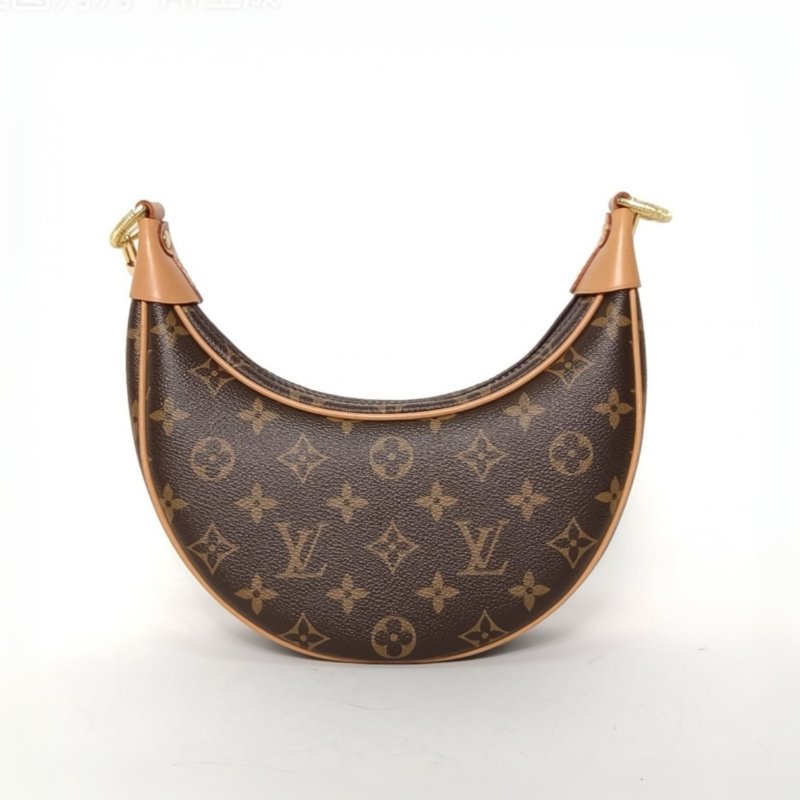 LOUIS VUITTON Loop豌豆包老花PVC金扣晶片肩背包-2