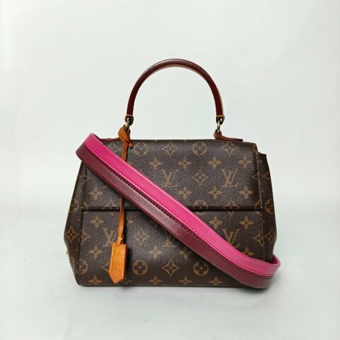 LOUIS VUITTON ClunyBB28老花PVC金扣2018肩背包