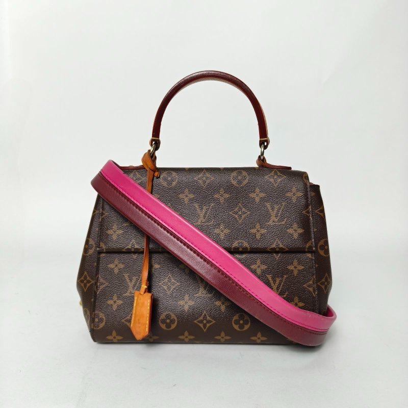 LOUIS VUITTON ClunyBB28老花PVC金扣2018肩背包-0