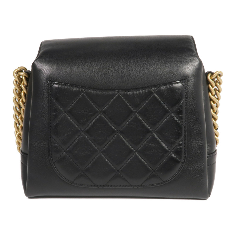 CHANEL 牛皮皮革Chain Shoulder Bag金扣鏈帶肩背袋-2