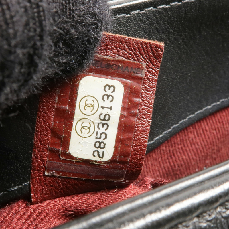 CHANEL 牛皮皮革Chain Shoulder Bag金扣鏈帶肩背袋-6