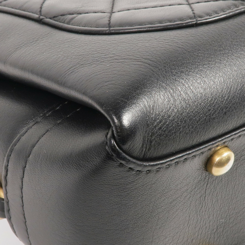 CHANEL 牛皮皮革Chain Shoulder Bag金扣鏈帶肩背袋-14