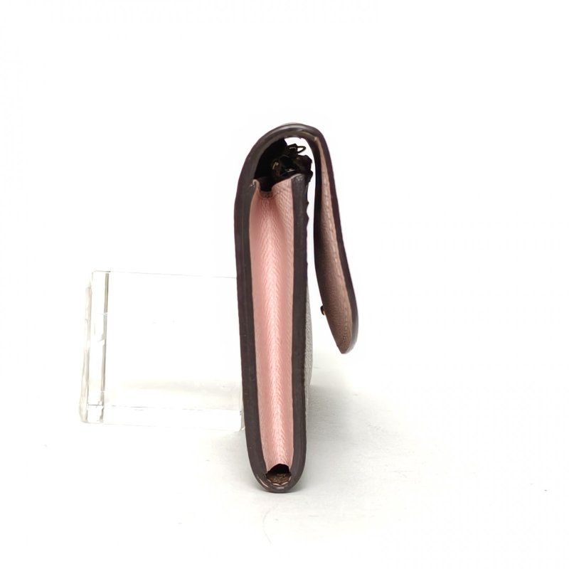 LOUIS VUITTON Emilie豆子錢夾老花PVC2015肩背包-1