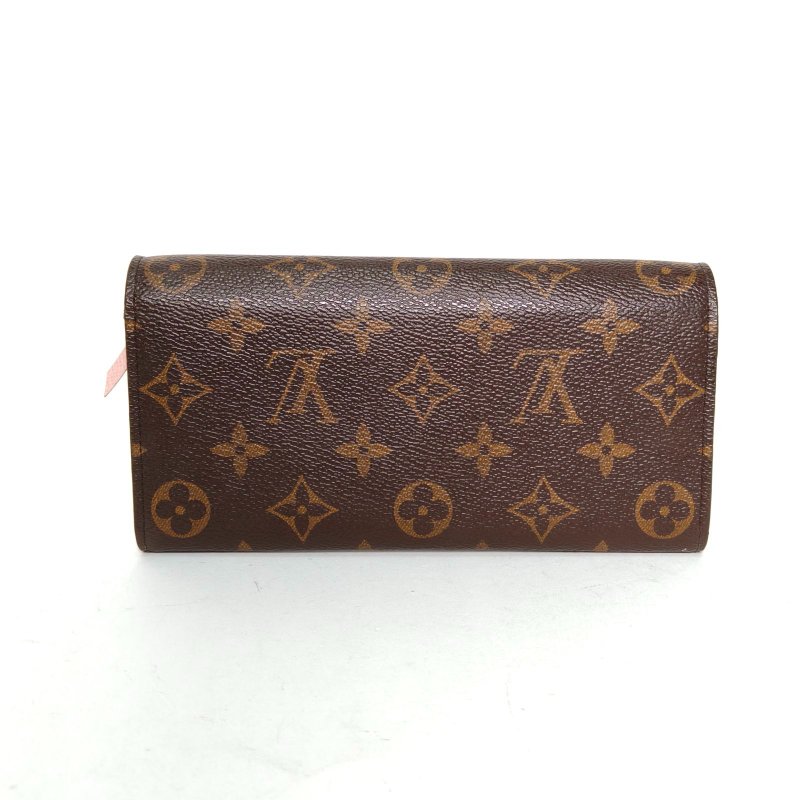 LOUIS VUITTON Emilie豆子錢夾老花PVC2015肩背包-2