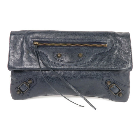 BALENCIAGA 牛皮皮革Clutch金扣手拿包