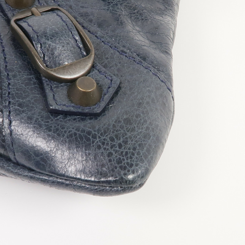 BALENCIAGA 牛皮皮革Clutch金扣手拿包-5