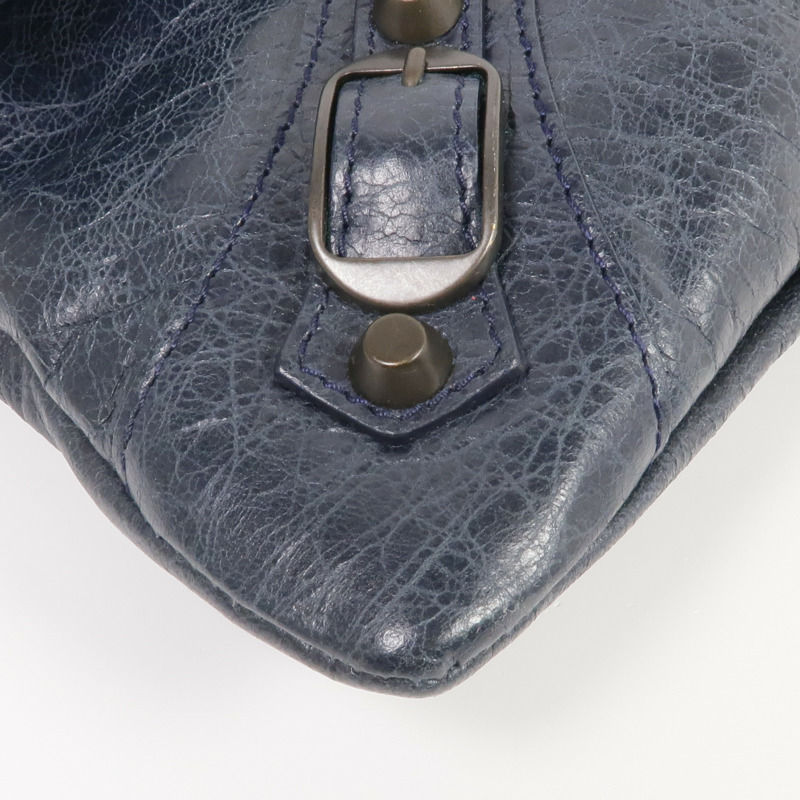 BALENCIAGA 牛皮皮革Clutch金扣手拿包-6