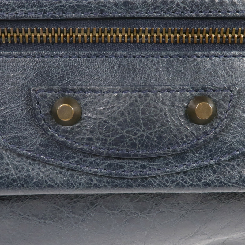 BALENCIAGA 牛皮皮革Clutch金扣手拿包-9