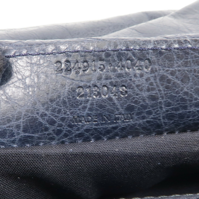 BALENCIAGA 牛皮皮革Clutch金扣手拿包-14