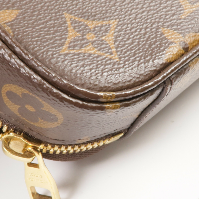 LOUIS VUITTON Monogram Utility金扣手挽肩背兩用袋棕色-13