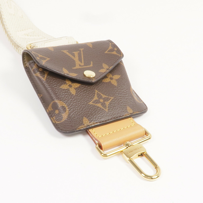 LOUIS VUITTON Monogram Utility金扣手挽肩背兩用袋棕色-14