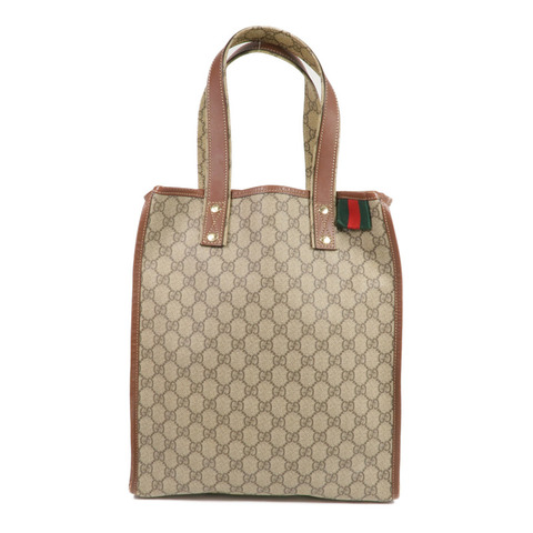 GUCCI 塗層帆布Tote Bag金扣手挽袋