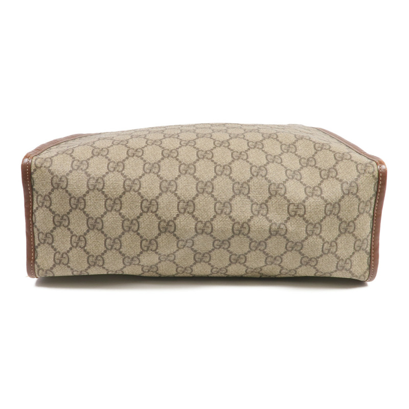 GUCCI 塗層帆布Tote Bag金扣手挽袋-3