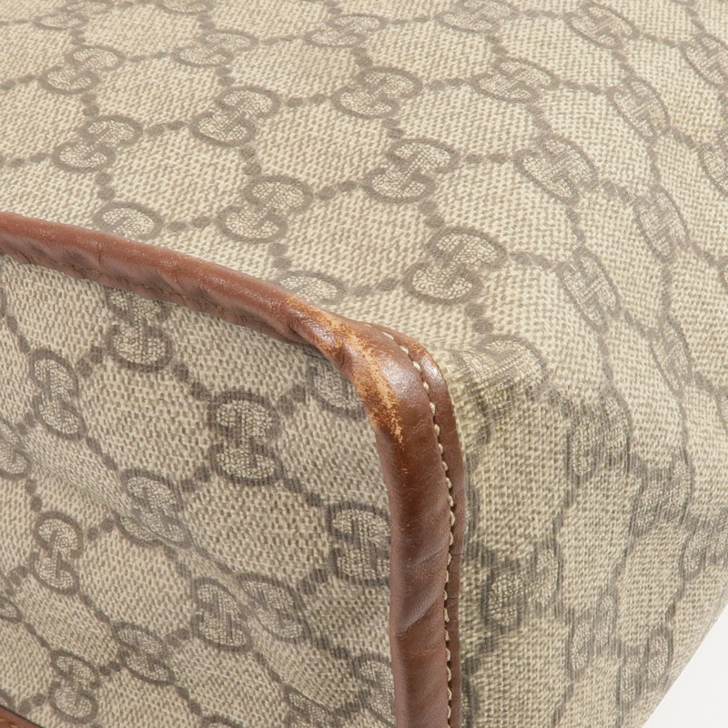 GUCCI 塗層帆布Tote Bag金扣手挽袋-13