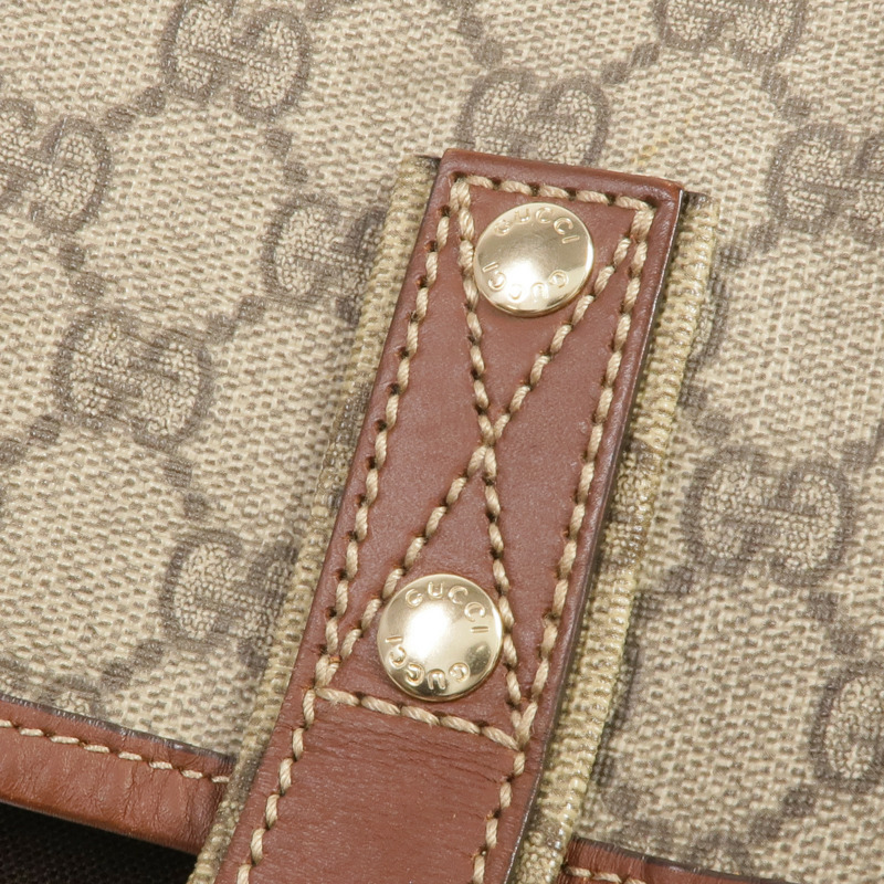GUCCI 塗層帆布Tote Bag金扣手挽袋-14