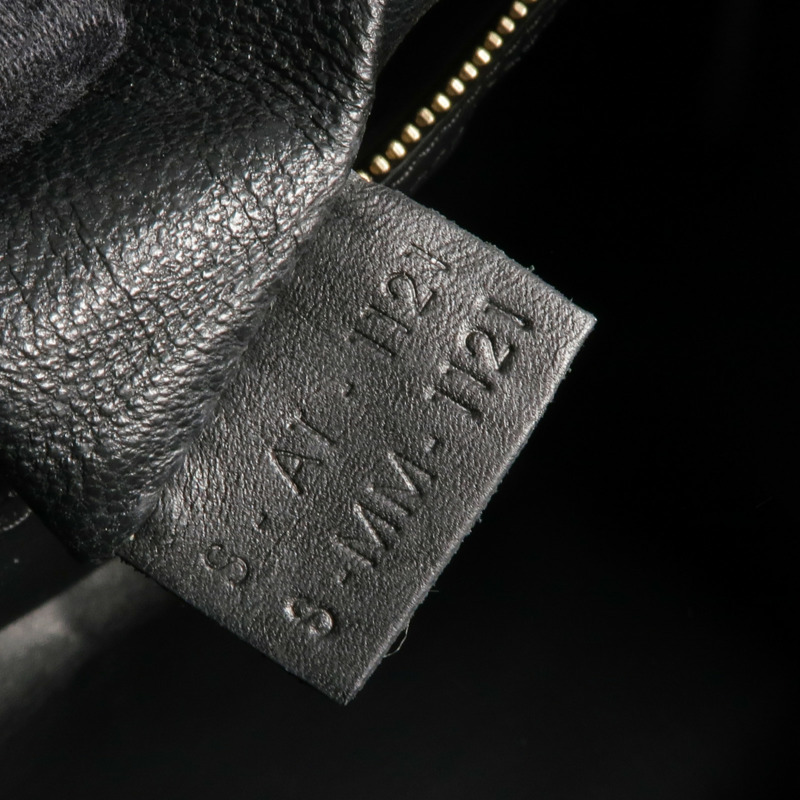 CELINE 牛皮皮革/帆布Mini Luggage金扣手挽袋-6