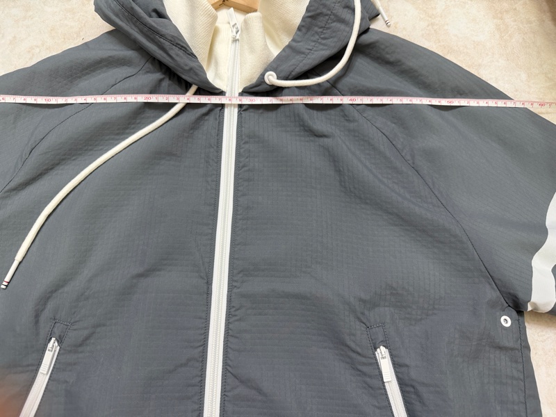 Thom Browne 風衣外套 防潑水 灰色 日本製-4