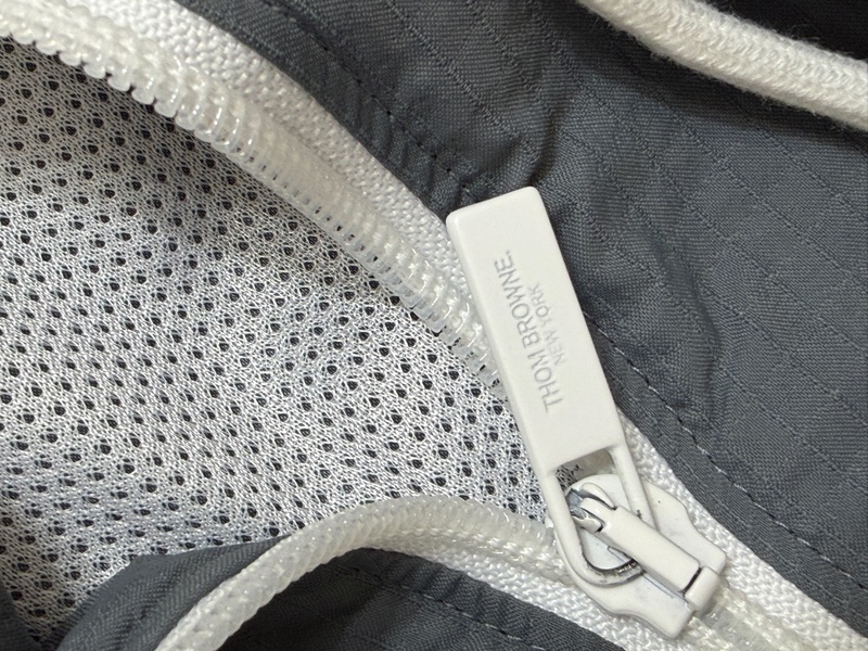 Thom Browne 風衣外套 防潑水 灰色 日本製-9