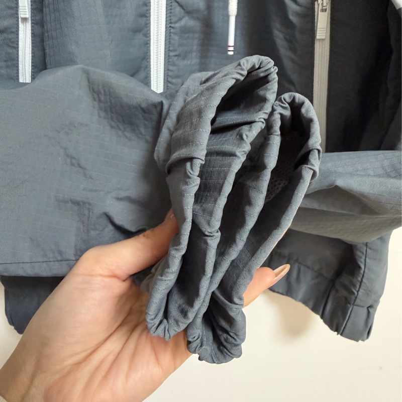 Thom Browne 風衣外套 防潑水 灰色 日本製-15