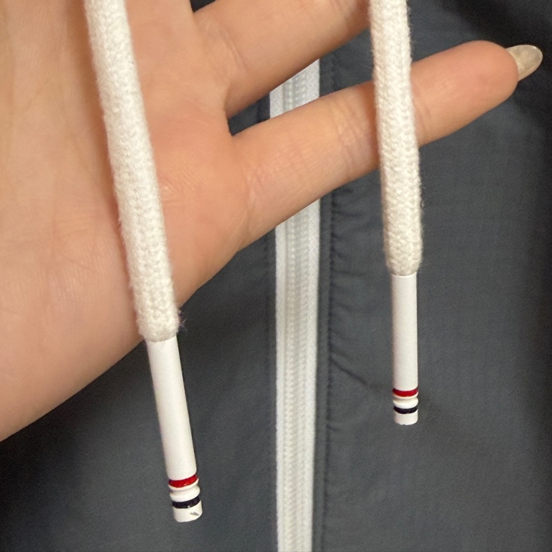 Thom Browne 風衣外套 防潑水 灰色 日本製-20