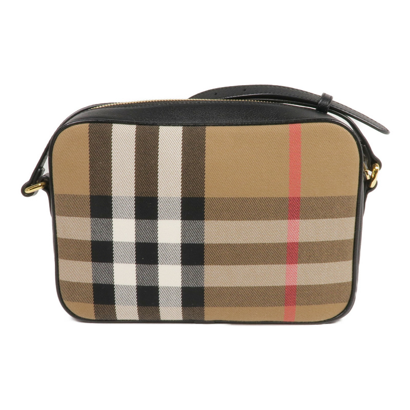 BURBERRY 帆布Shoulder Bag金扣肩背袋-2