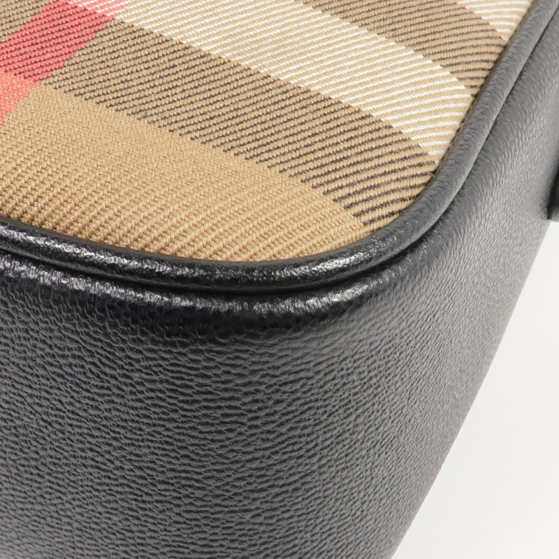 BURBERRY 帆布Shoulder Bag金扣肩背袋-9