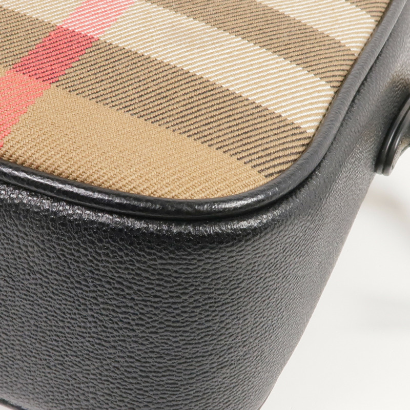 BURBERRY 帆布Shoulder Bag金扣肩背袋-11