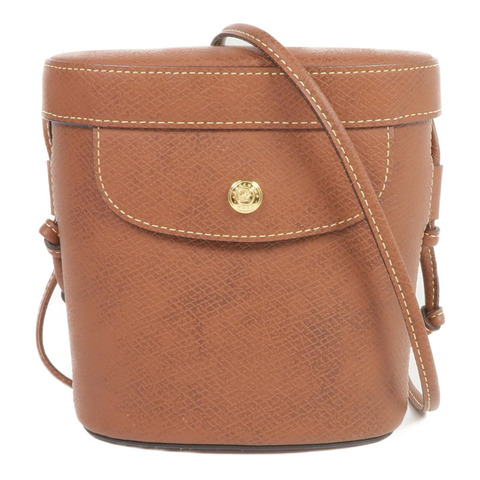 Longchamp 牛皮皮革Shoulder Bag金扣肩背袋