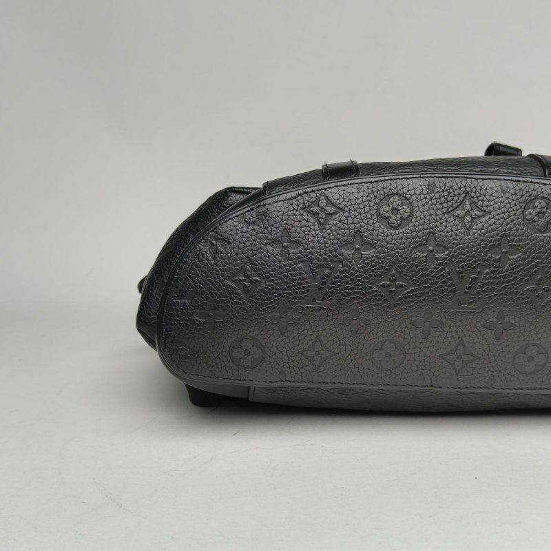 LOUIS VUITTON Christopher雙肩包黑色牛皮2019肩背包-4