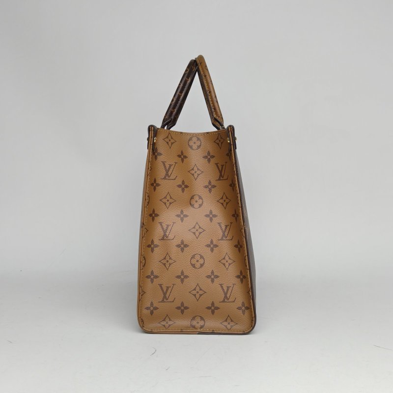 LOUIS VUITTON Onthego中號35老花PVC2021肩背包-3