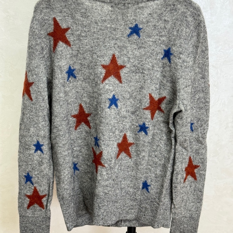 Chanel香奈兒 星星針織開衫gd權志龍同款 36碼 98新  產品尺寸：36-1