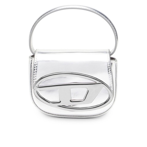1DR-Iconic shoulder bag in mirrored leather