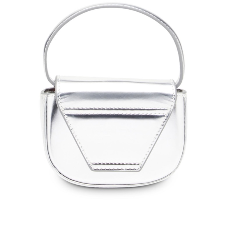 1DR-Iconic shoulder bag in mirrored leather-1