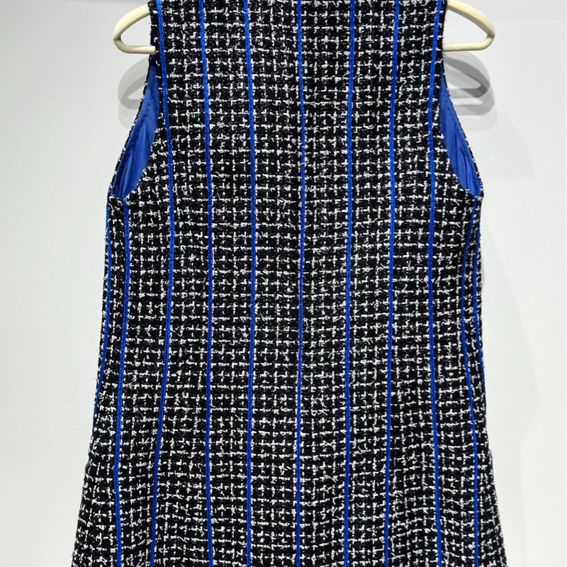 香奈兒Chanel 藍色編織馬甲 36碼-1