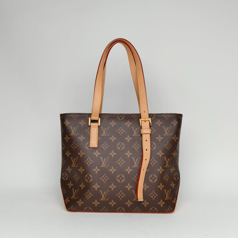 LOUIS VUITTON 老花PVC金扣晶片SacPiano托特包新款薇薇安肩背包-2