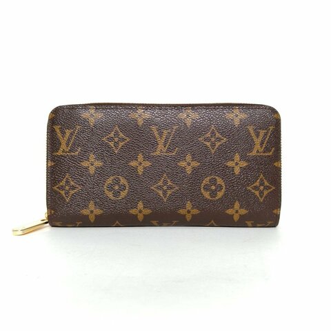 LOUIS VUITTON 老花PVC2011長款拉鏈錢包肩背包