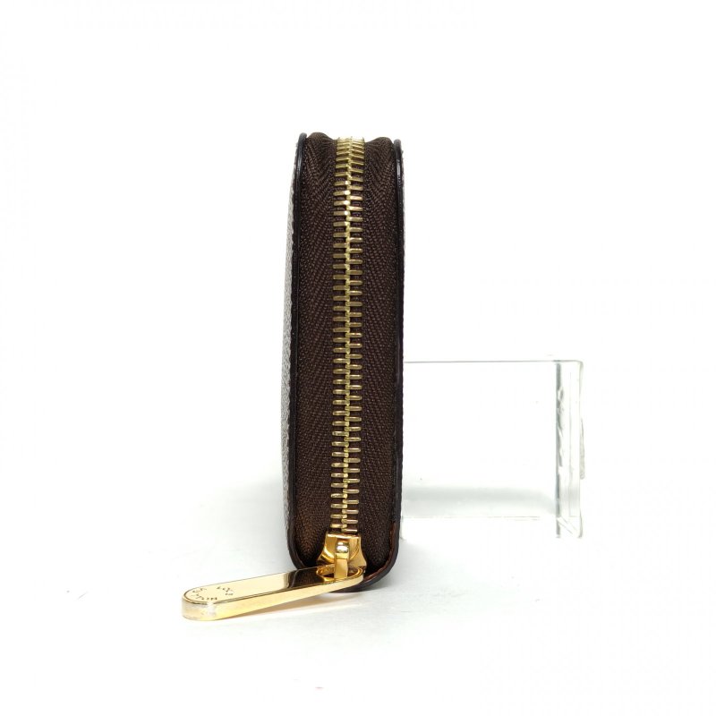 LOUIS VUITTON 老花PVC2011長款拉鏈錢包肩背包-1