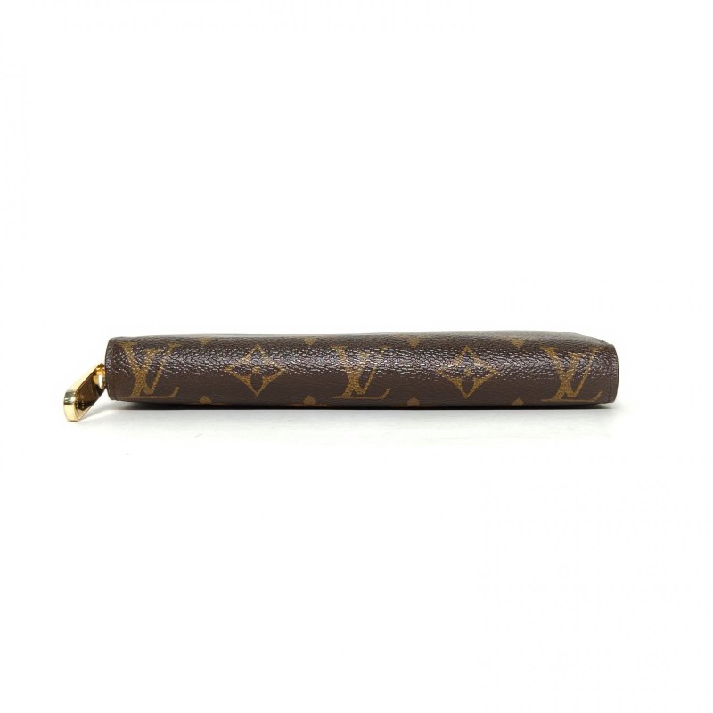 LOUIS VUITTON 老花PVC2011長款拉鏈錢包肩背包-4