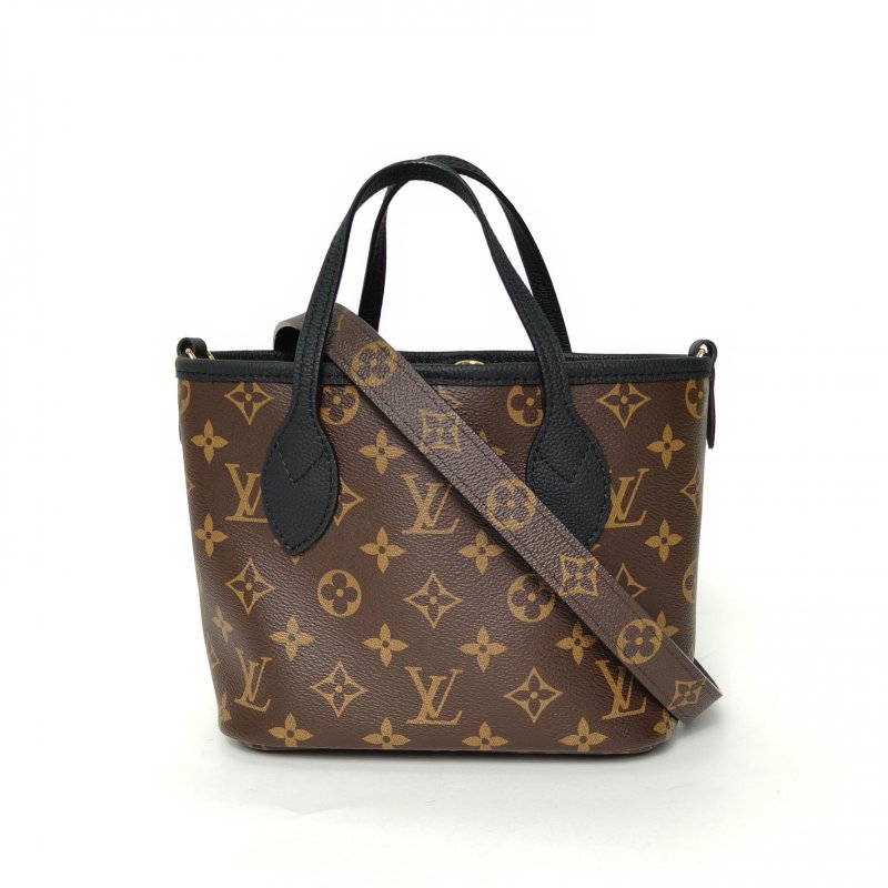 LOUIS VUITTON NeverfullINSIDEOUT雙面托特/20老花PVC金扣晶片肩背包-0