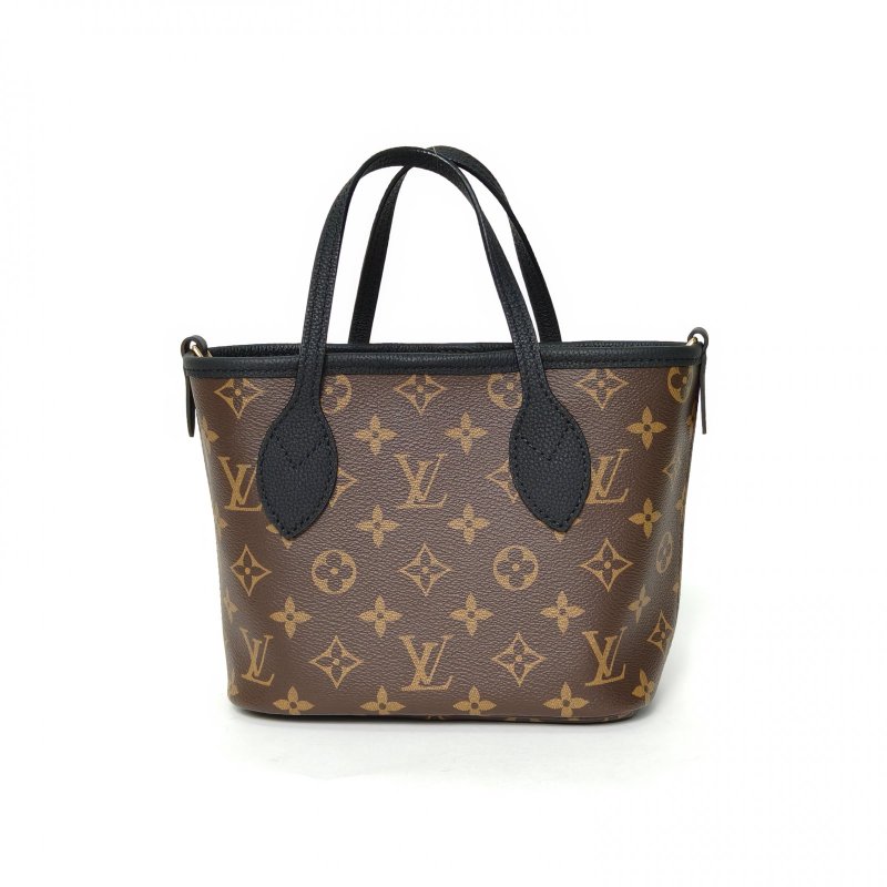 LOUIS VUITTON NeverfullINSIDEOUT雙面托特/20老花PVC金扣晶片肩背包-2