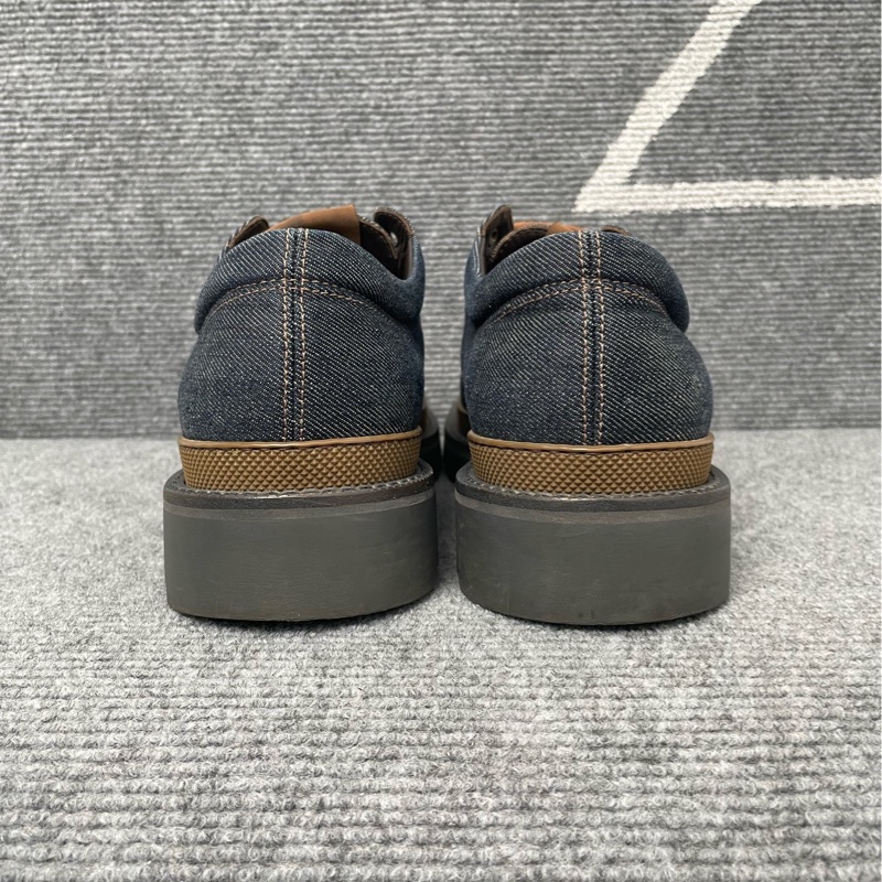 97新 LV 藍色牛仔帆布樂福鞋41碼32-2