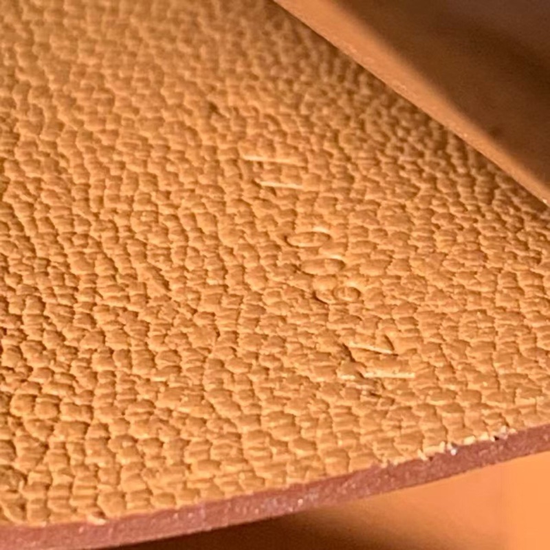 Hermes愛馬仕 videpoches 信封包餐盤包金棕色馬鞍皮B刻-7