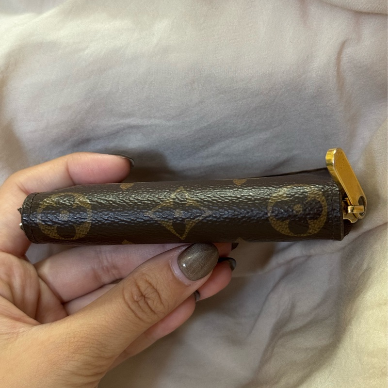 LV老花拉鏈零錢包 ㄇ型零錢包卡夾-2