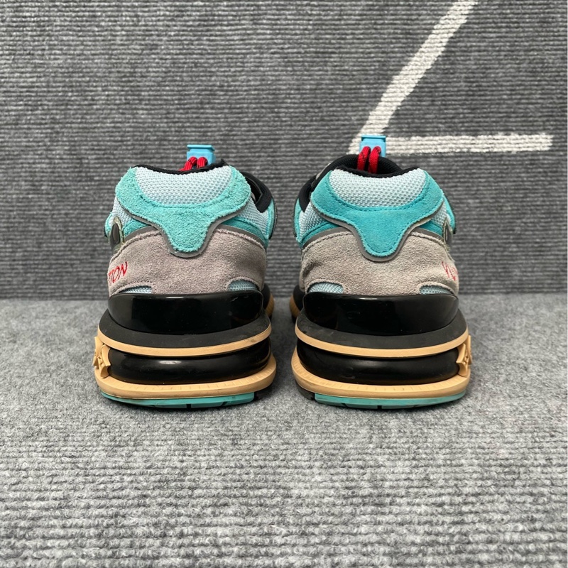 97新LV 灰藍色麂皮運動鞋40.5碼241536-2